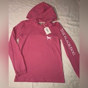 The Black dog kids cadet hoodie, size large